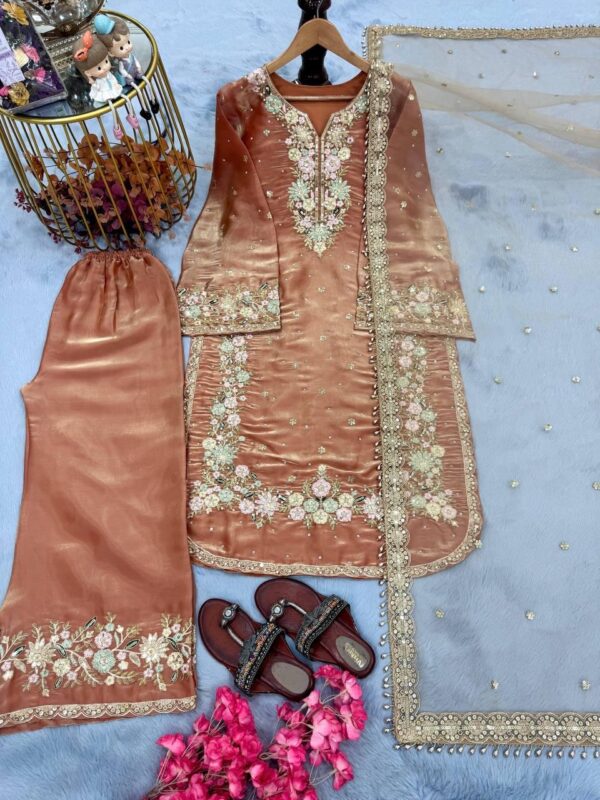 Jimmy Choo Embroidered Plazzo Set - Image 6