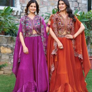 Majestic Muse – Fendy Silk Embroidered Lehenga